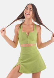 VENEZIA Zip Bra - YantraConnection