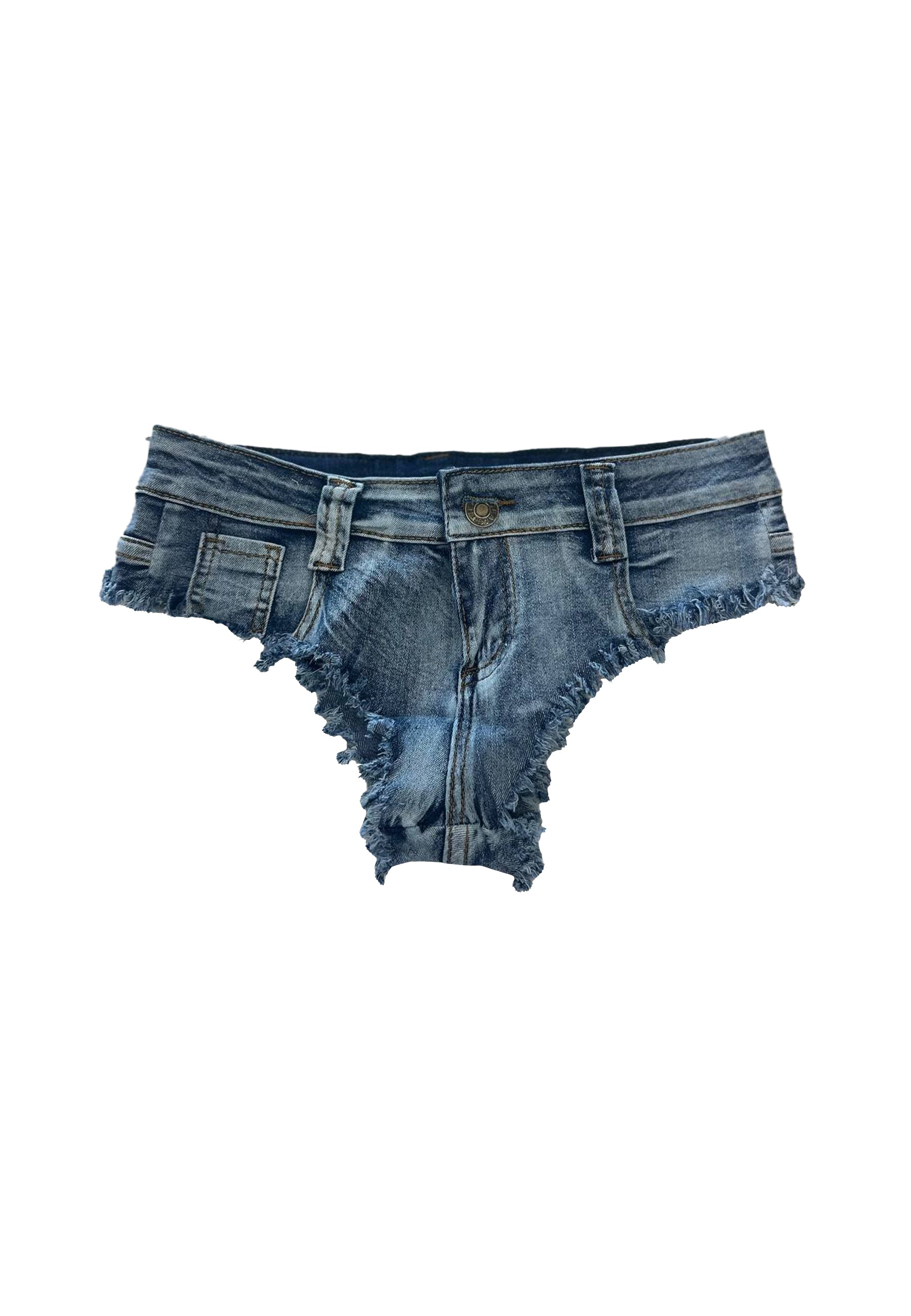 EGOISTA  Mini Jeans Denim Shorts