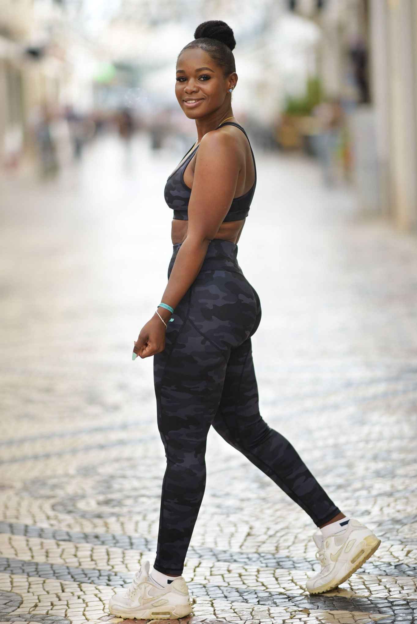 CAMO HighWaisted Leggings - YantraConnection