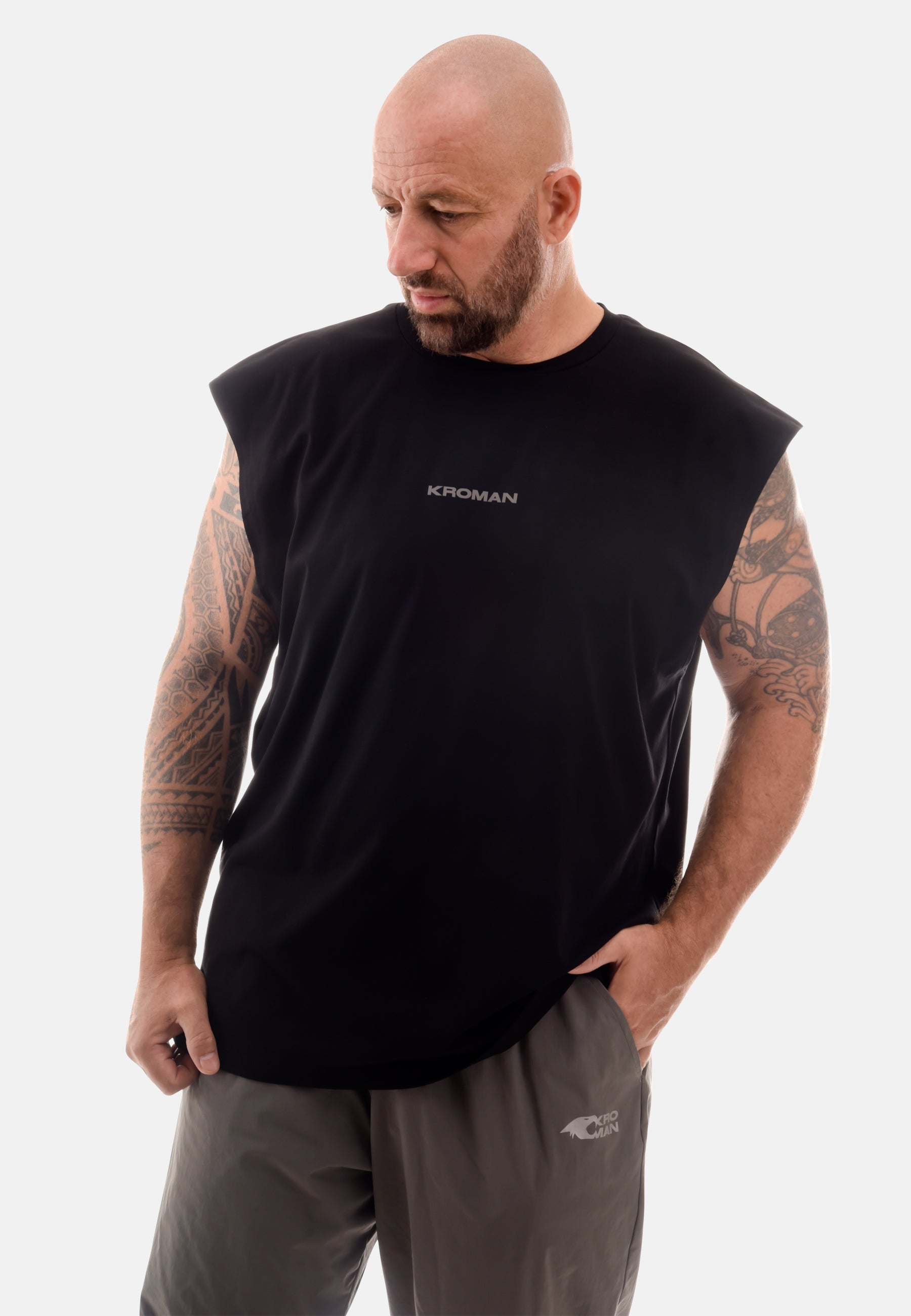ALPHA WIDE CUT TANK TOP - YantraConnection