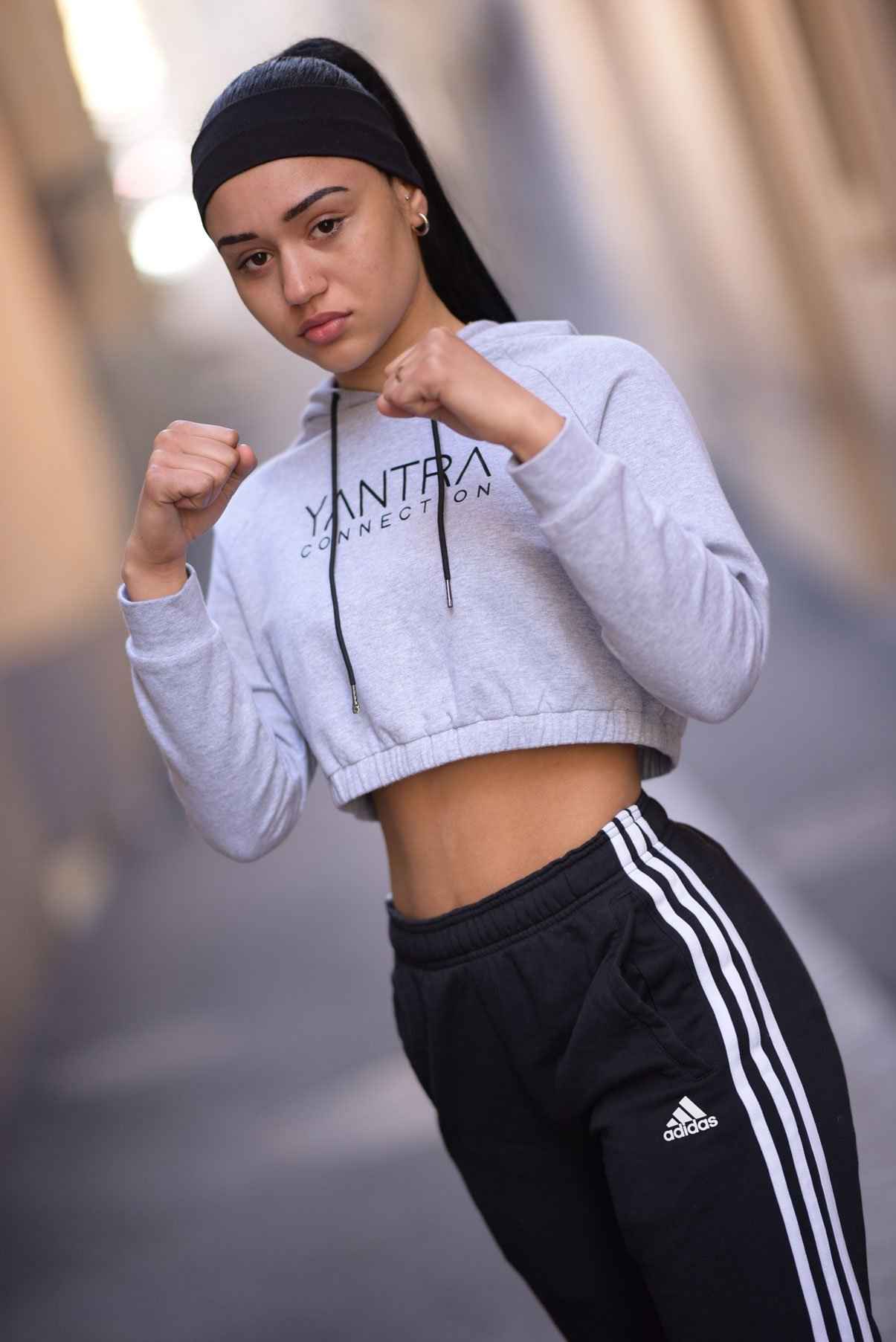 CHICAGO Hoodie Crop Top - YantraConnection