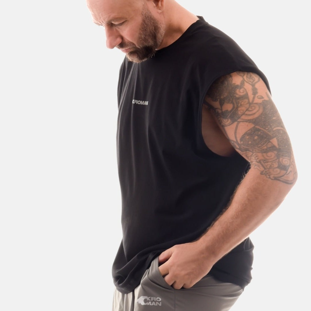 ALPHA WIDE CUT TANK TOP - YantraConnection