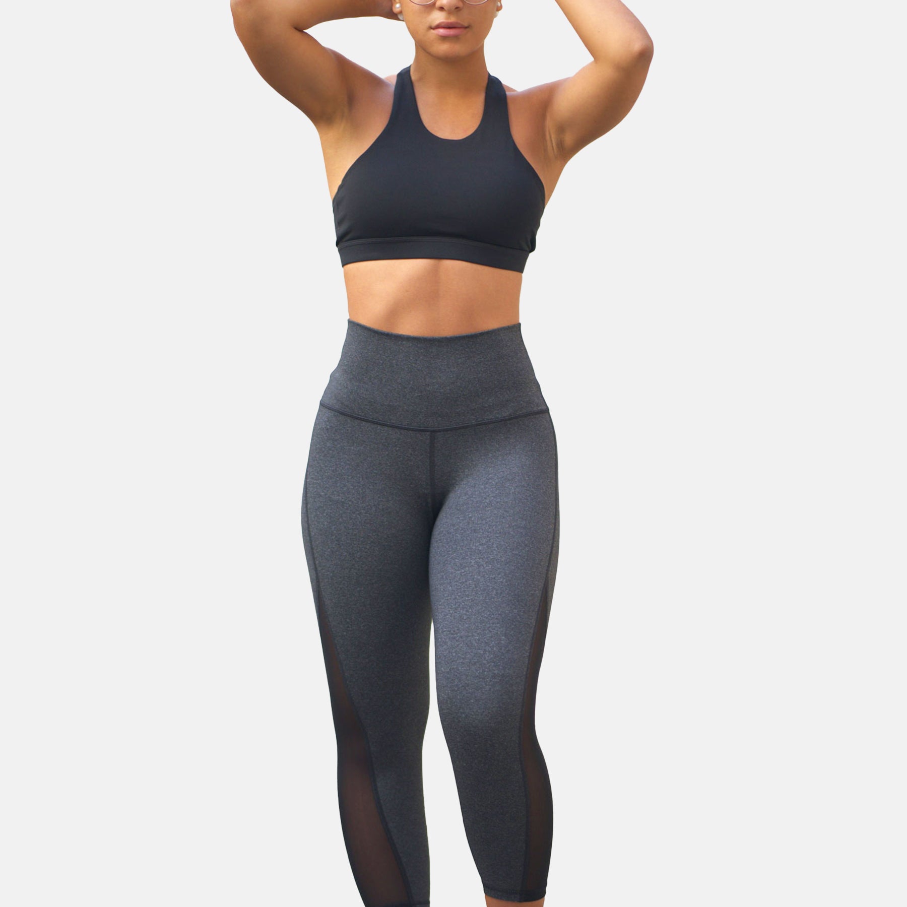 MESH CAPRI Leggings - YantraConnection