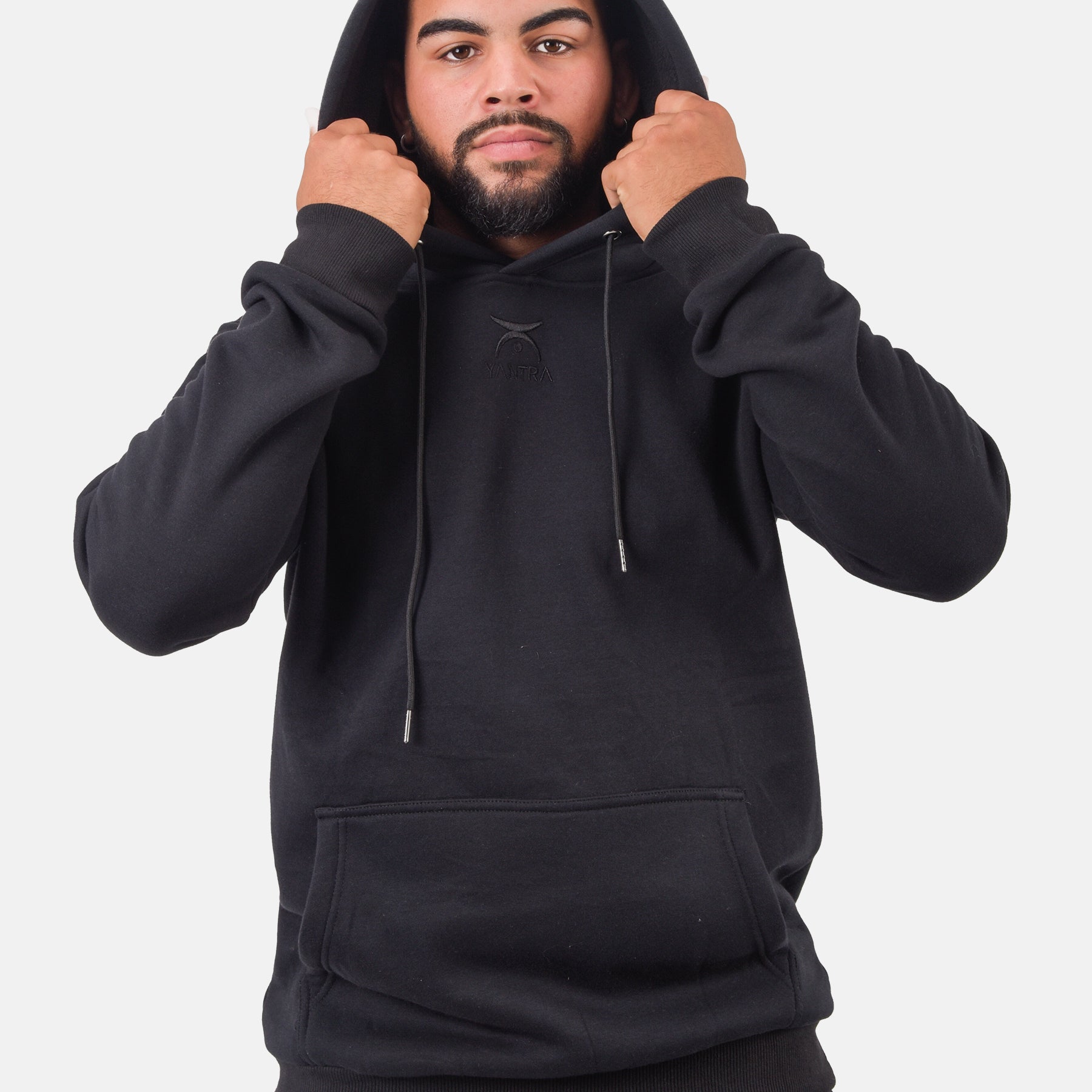 BLACK YANTRA Hoodie - YantraConnection