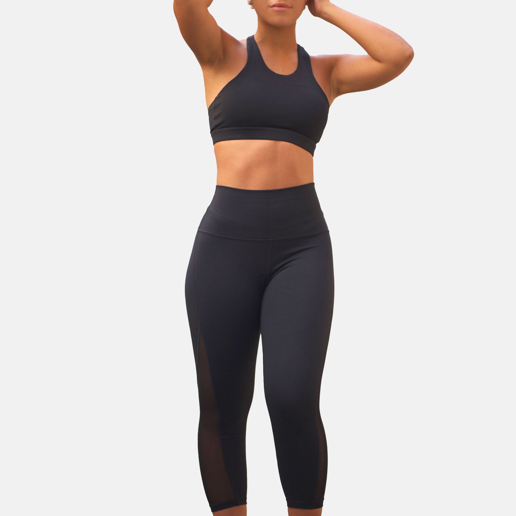 MESH CAPRI Leggings - YantraConnection
