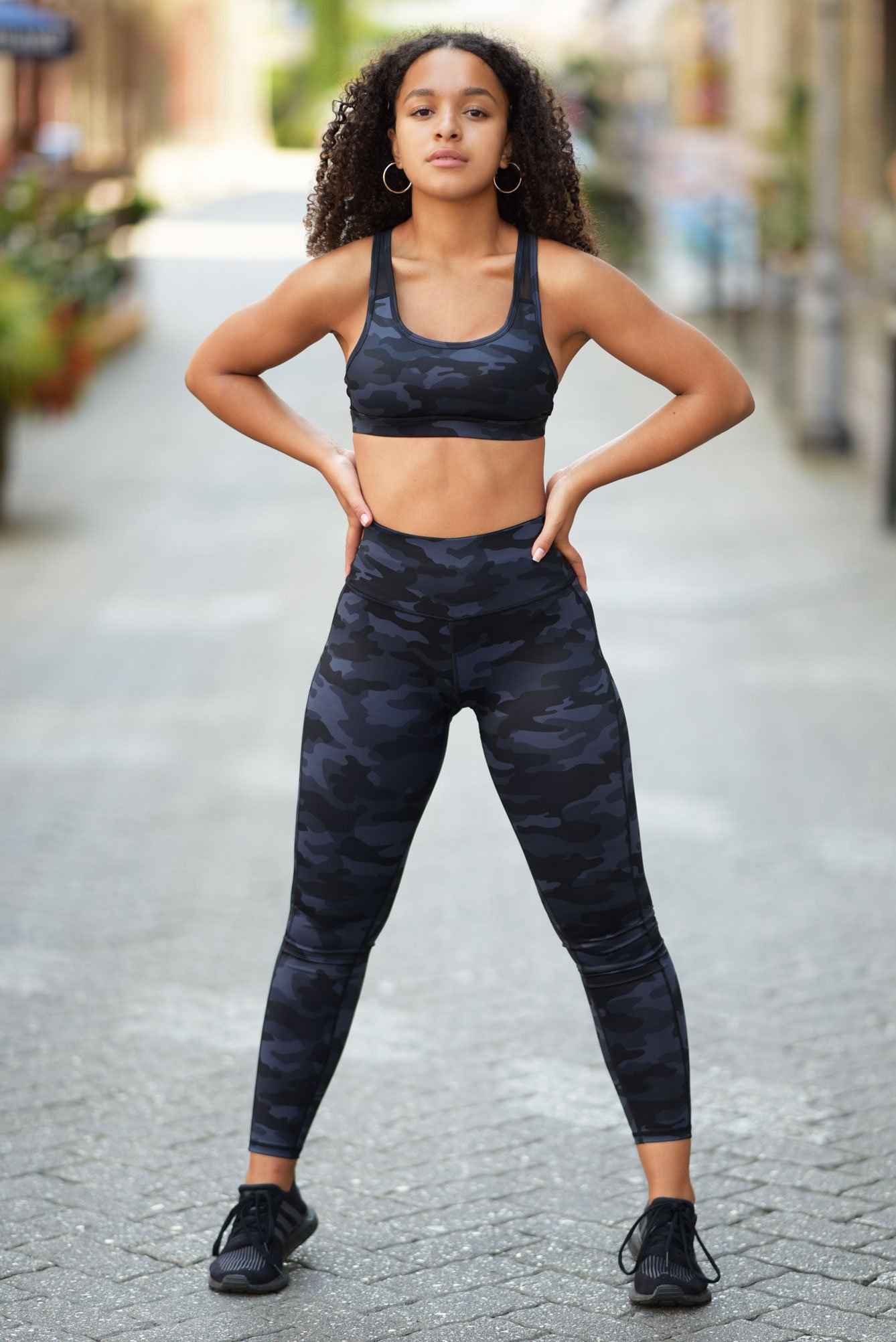 CAMO HighWaisted Leggings - YantraConnection